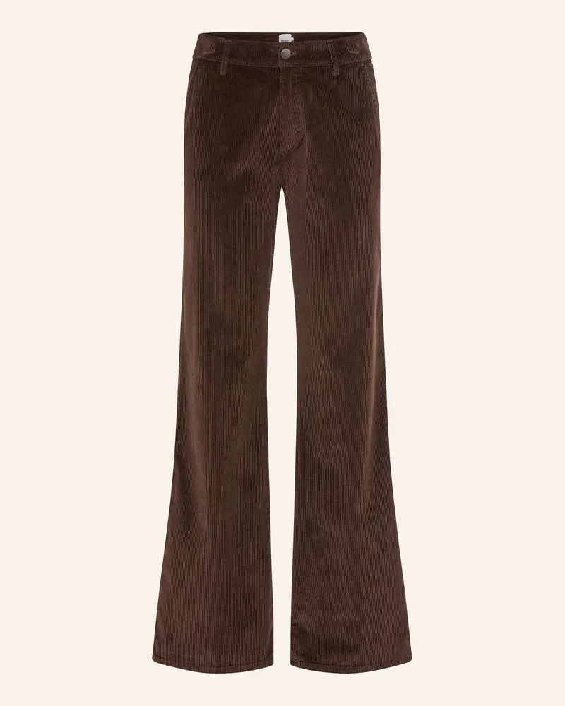 Brax Palazzohose STYLE MAINE Dunkelbraun