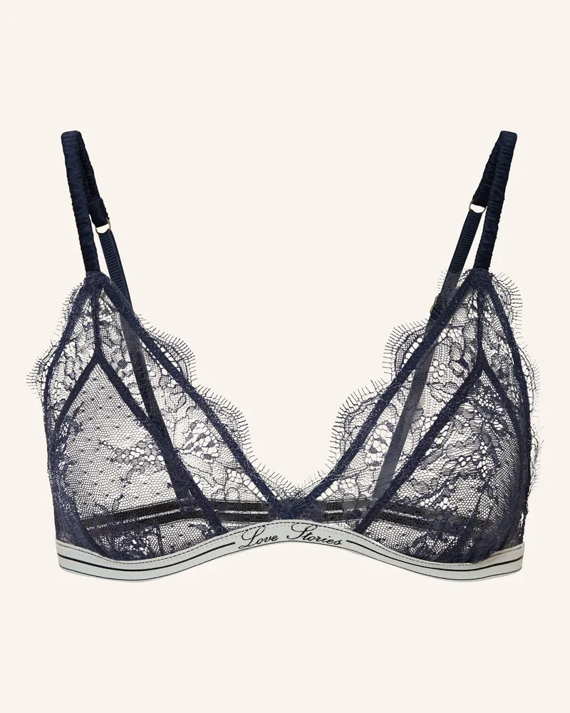 LOVE Stories Triangel-Bh Love Lace blau Dunkelblau