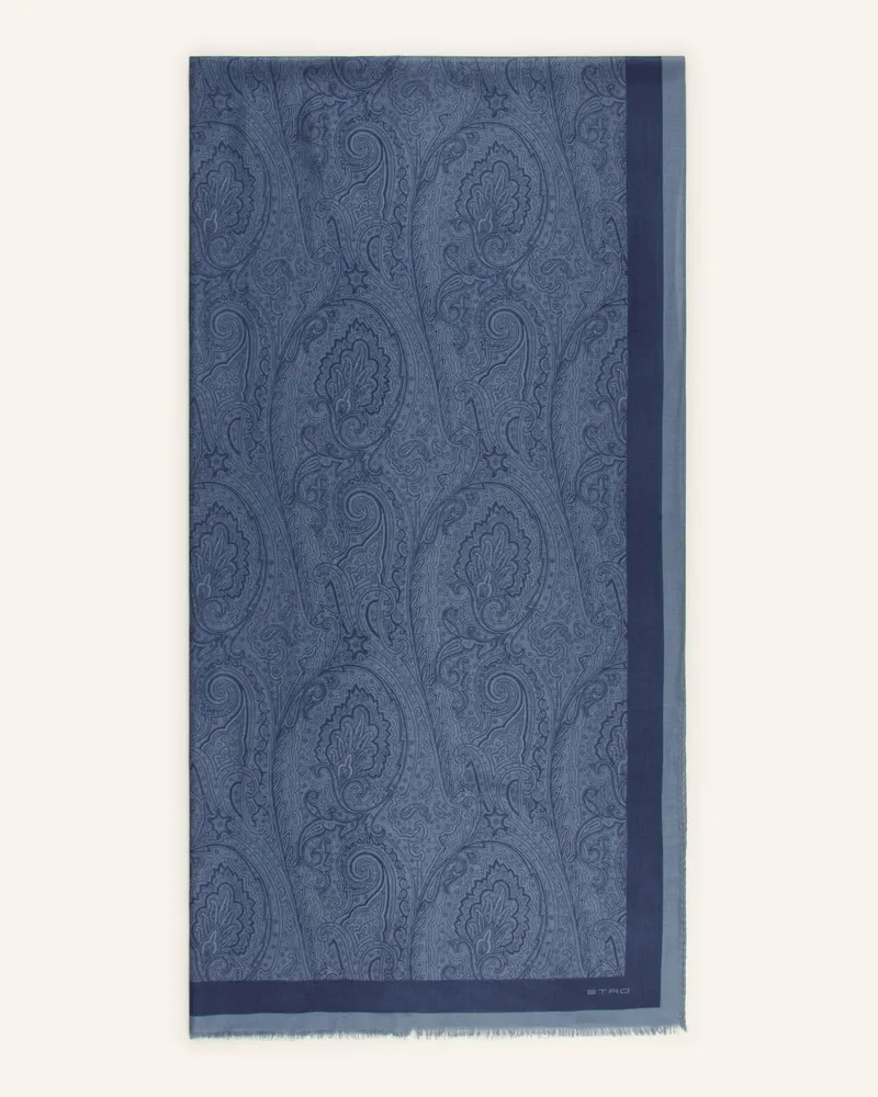 Etro Schal blau Blau