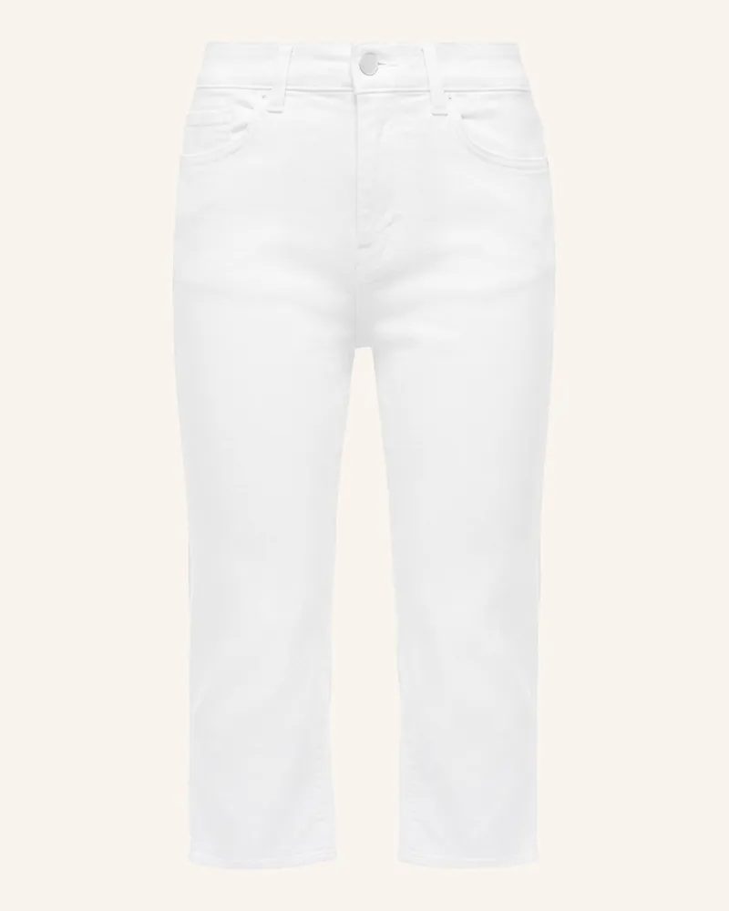 7 for all mankind Jeans Capri Skinny Fit weiss Weiss