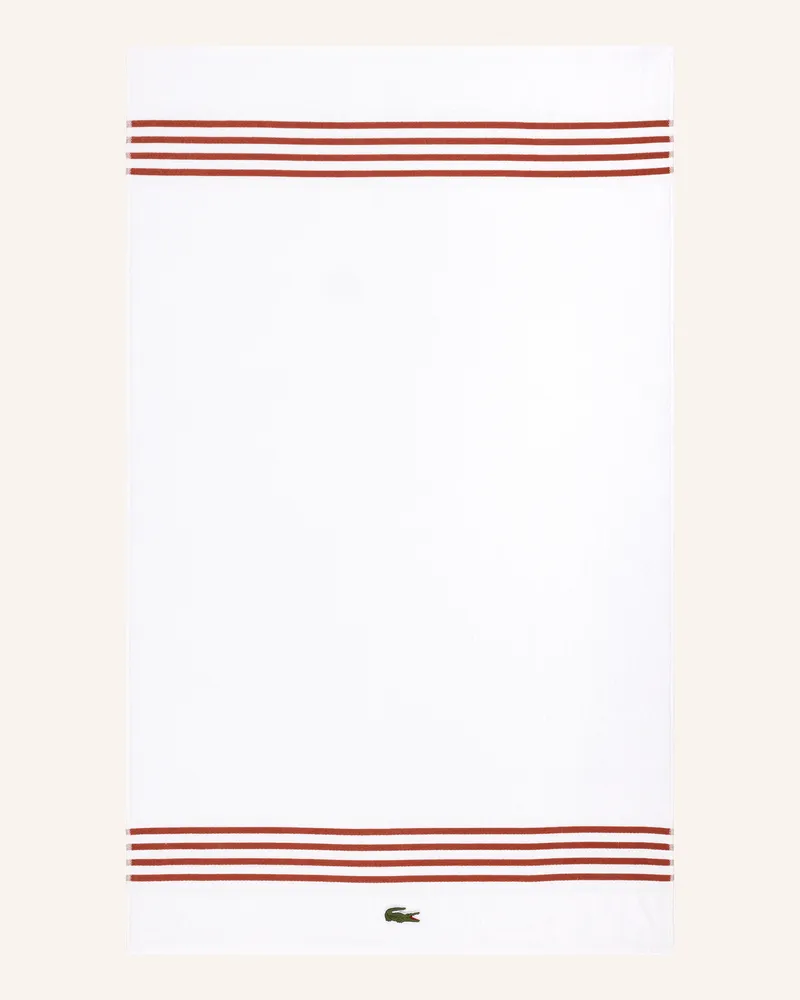 Lacoste Badetuch Lcourtli braun Dunkelbraun