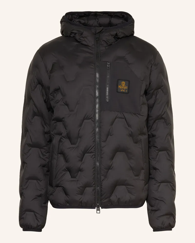 RefrigiWear Lightweight-Daunenjacke Graphite schwarz Schwarz
