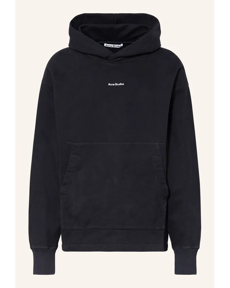 Acne Studios Oversized-Hoodie Schwarz