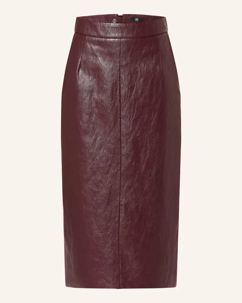 Riani Rock in Lederoptik Dunkellila