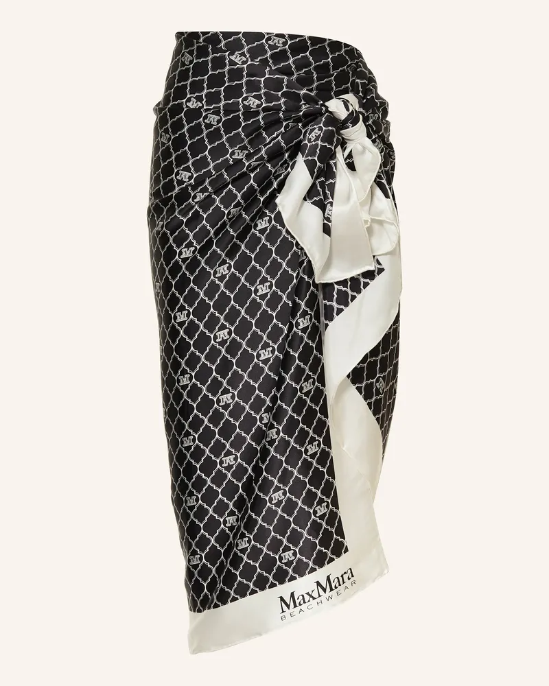Max Mara Pareo OTTICO Schwarz