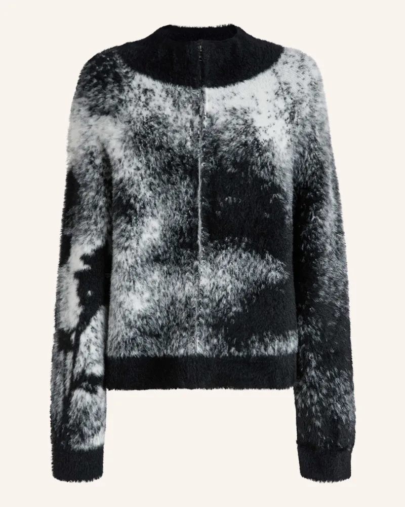 HIGH Jacquard-Strickjacke SUMMON UP Weiss