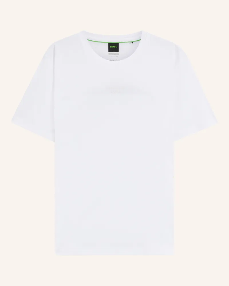 HUGO BOSS T-Shirt Spirit Car Regular Fit Porsche X Boss weiss Weiss