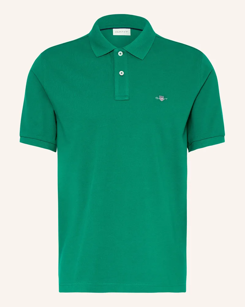 Gant Piqué-Poloshirt Grün