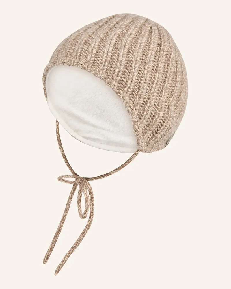 Sterntaler Strickmütze Lambswool Braun
