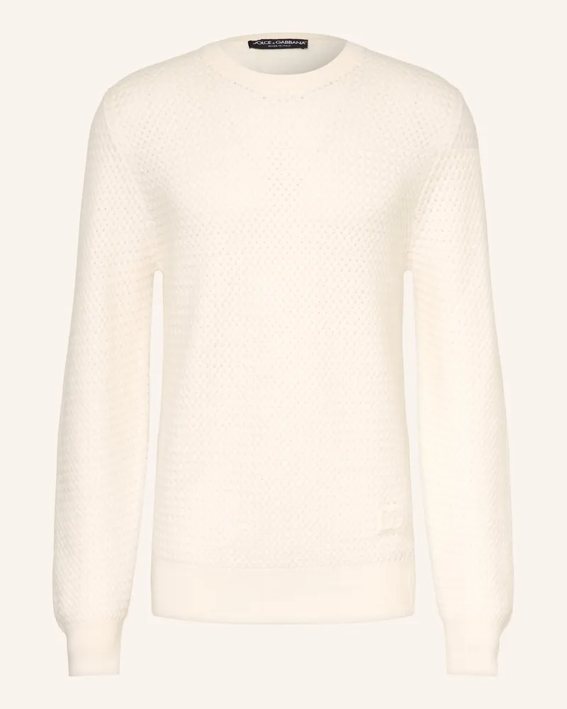 Dolce & Gabbana Pullover weiss Ecru
