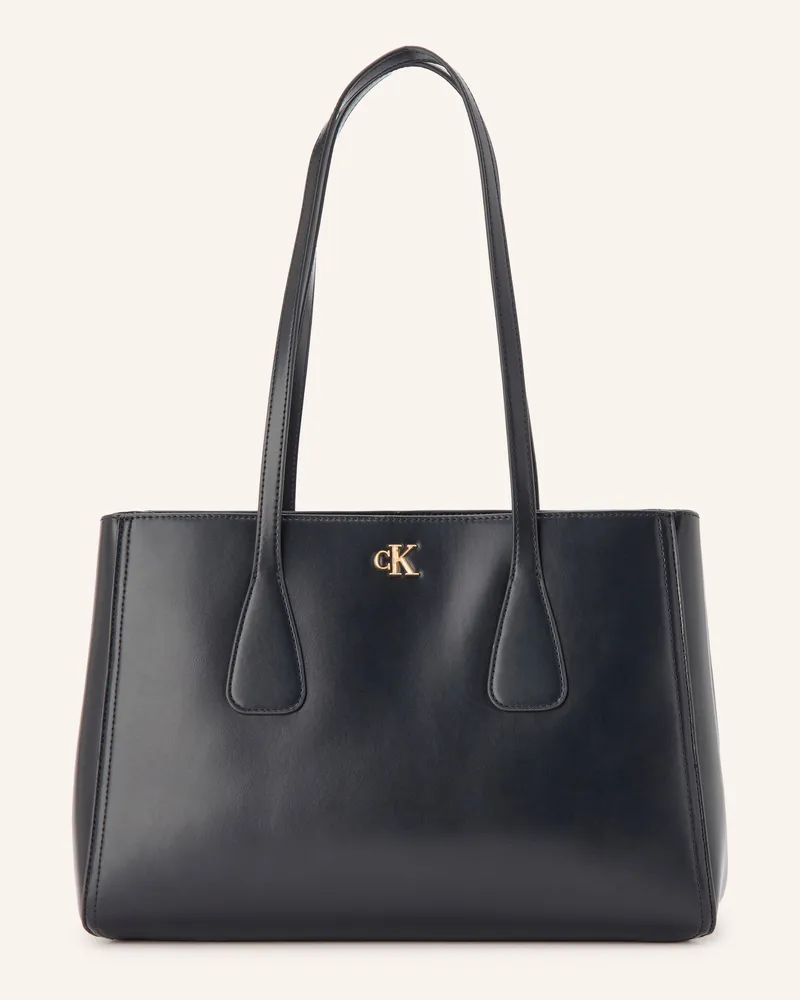 Calvin Klein Shopper schwarz Schwarz