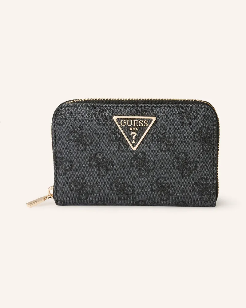 Guess Geldbörse LAUREL Dunkelgrau