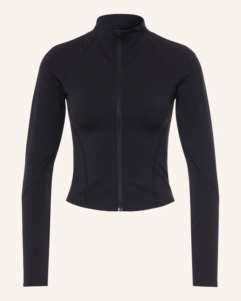 Mrs & HUGS Trainingsjacke schwarz Schwarz