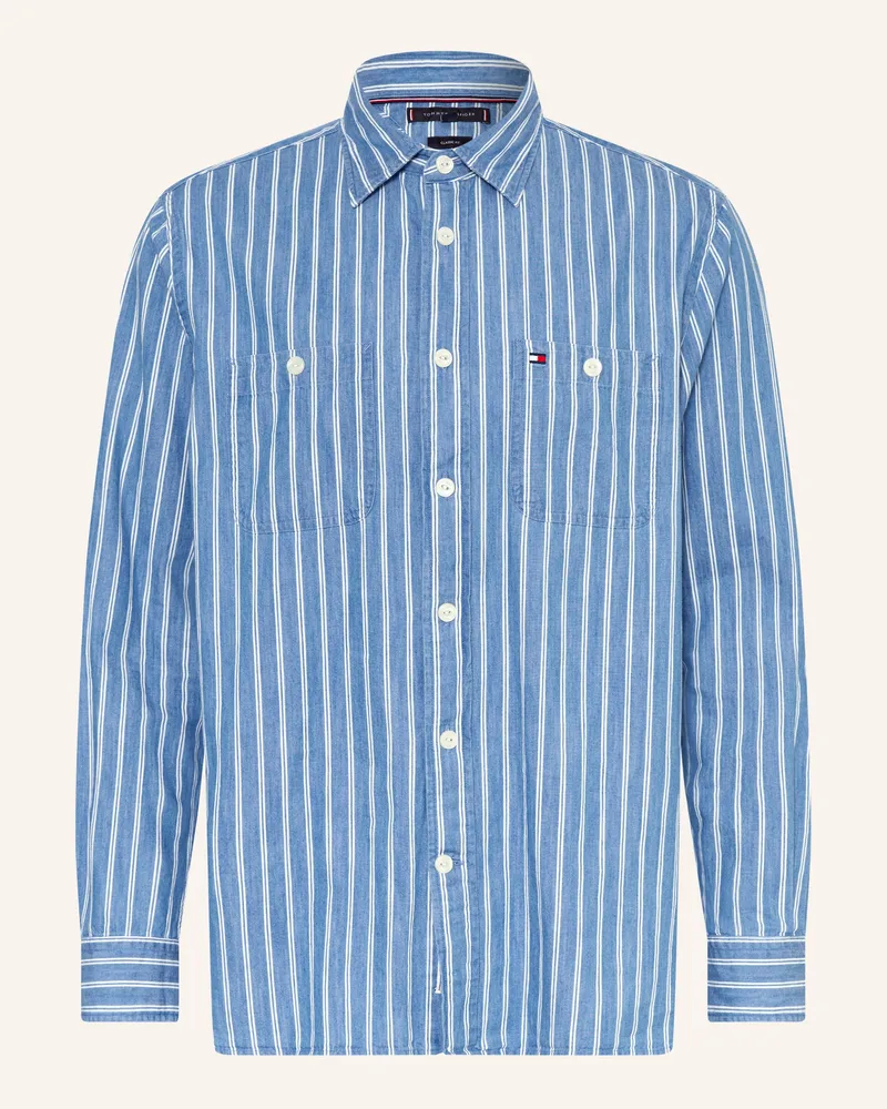 Tommy Hilfiger Hemd Classic Fit Blau
