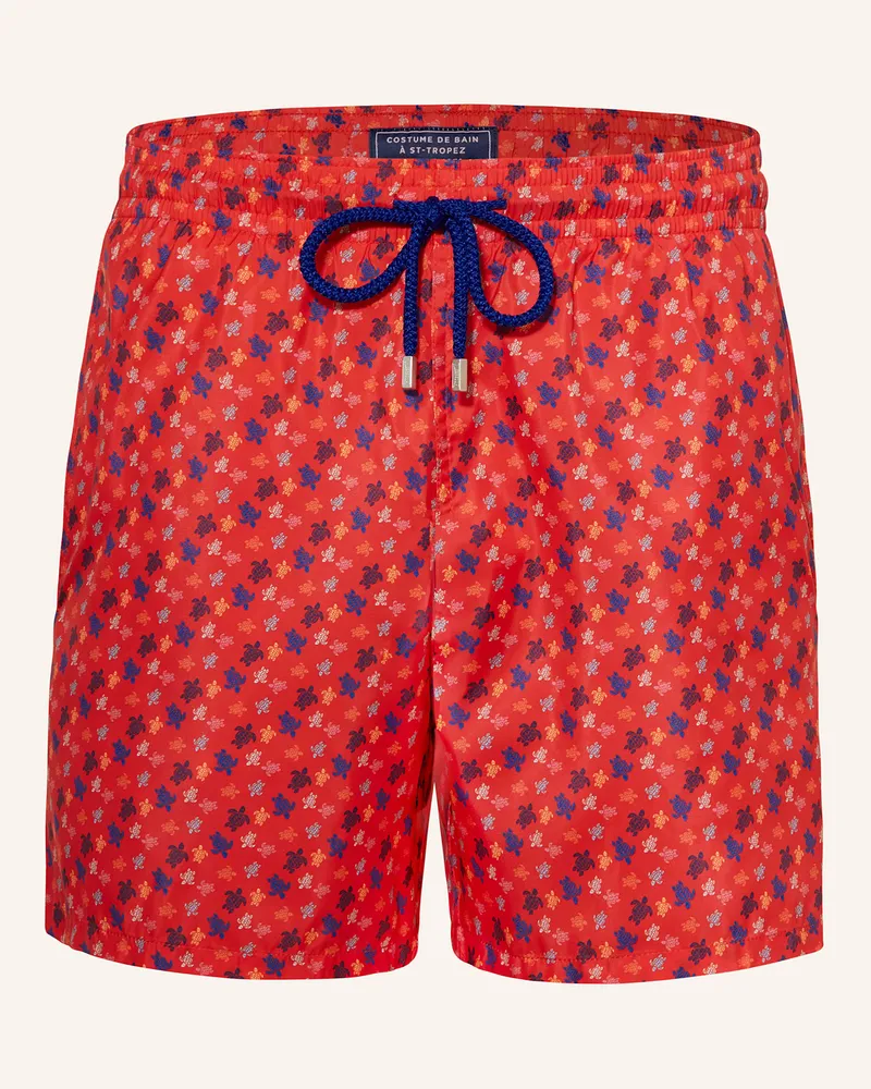 Vilebrequin Badeshorts Mahina rot Rot