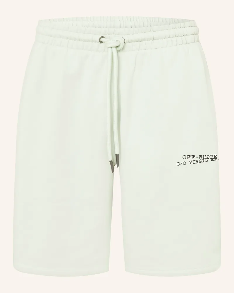 OFF-WHITE Sweatshorts gruen Mint