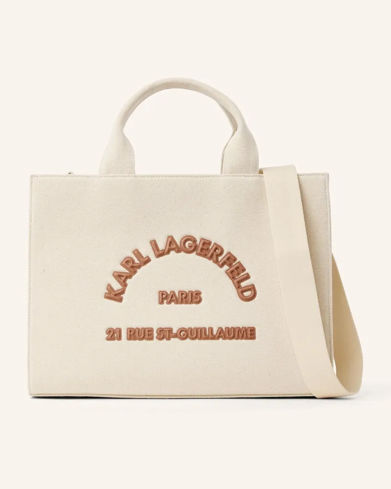Karl Lagerfeld Shopper weiss Beige