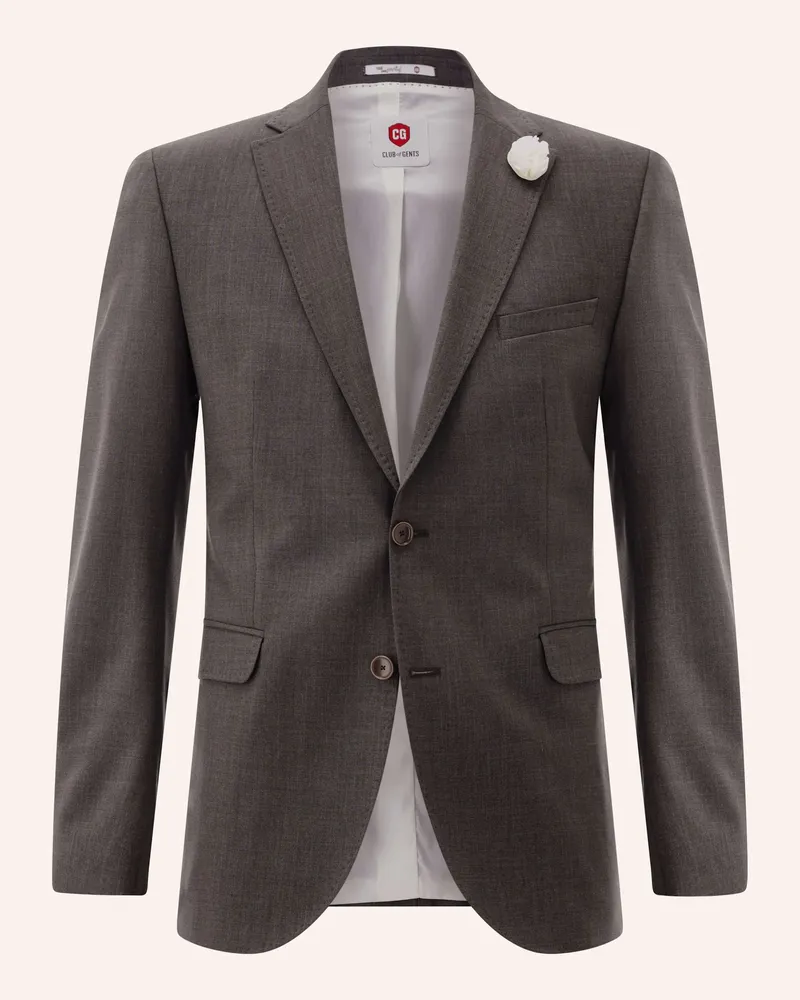 CG Sakko CG Paul SV Slim Fit Dunkelbraun