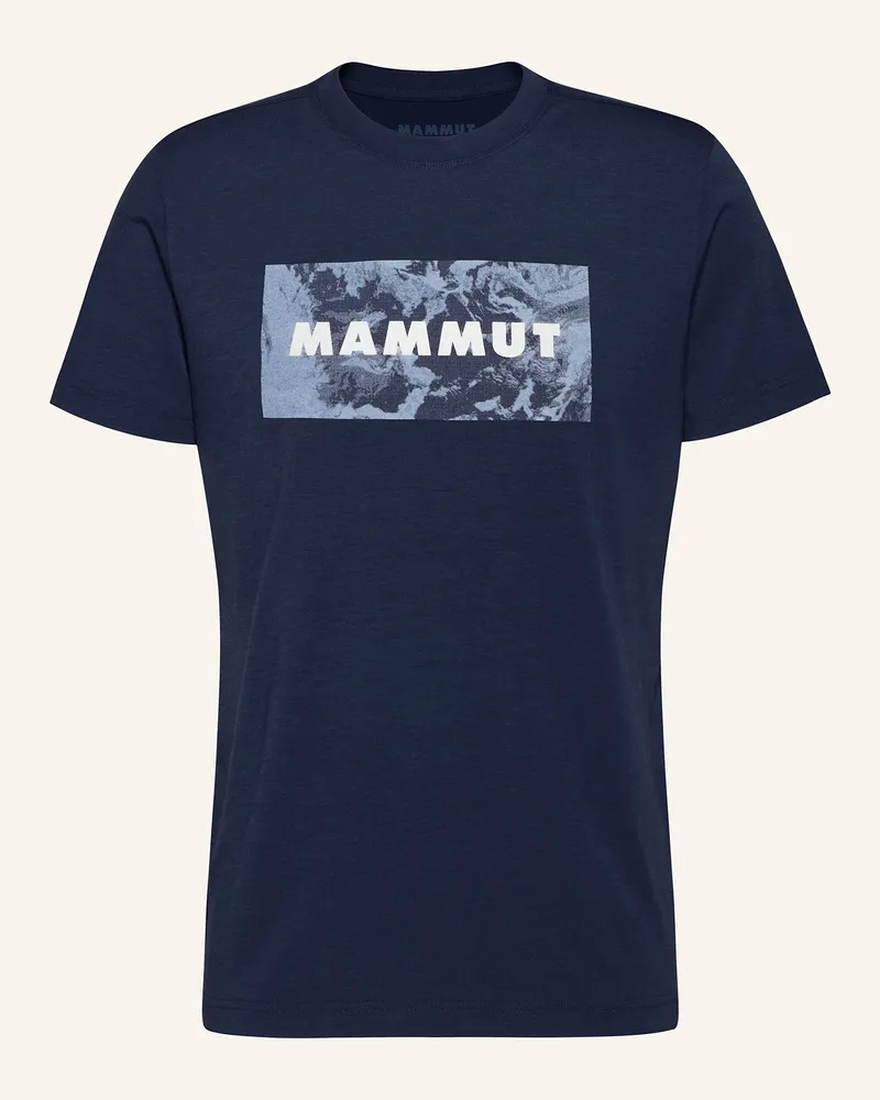 Mammut T-Shirt Trovat blau Dunkelblau
