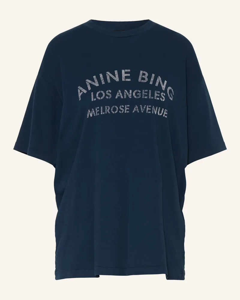Anine Bing T-Shirt Cade blau Dunkelblau