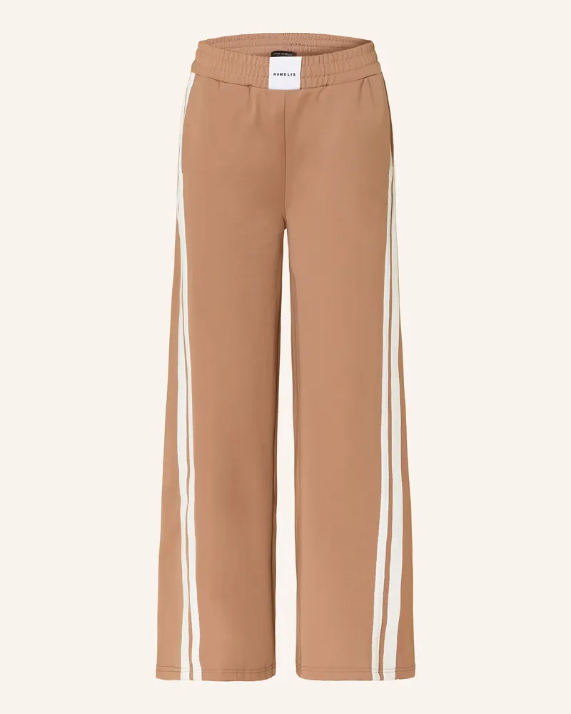 Elias Rumelis Sweatpants Penni Mit Galonstreifen braun Camel