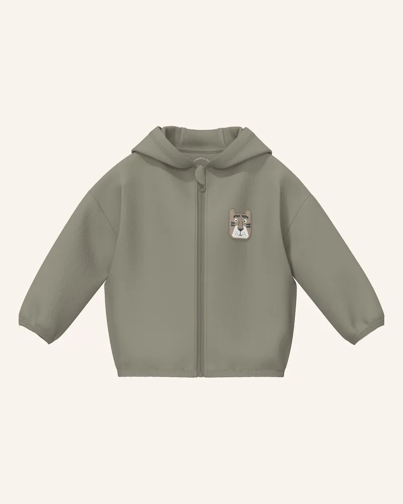 S.Oliver Sweatshirt Jacke gruen Oliv