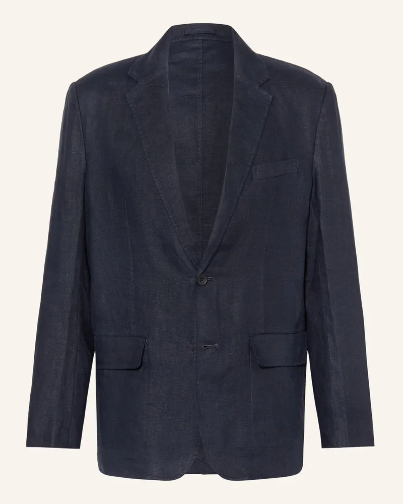 Cos Leinensakko Regular Fit Blau