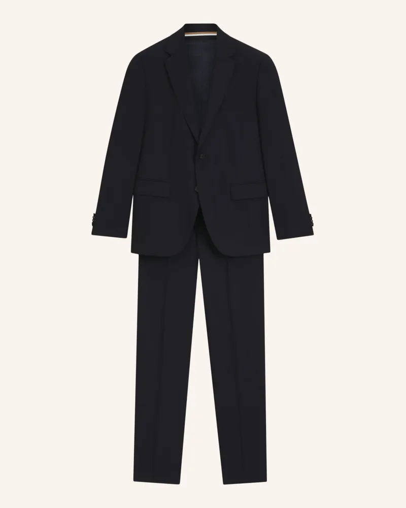 HUGO BOSS Business Anzug H-JECKSON-3PCS-253 Regular Fit Dunkelblau
