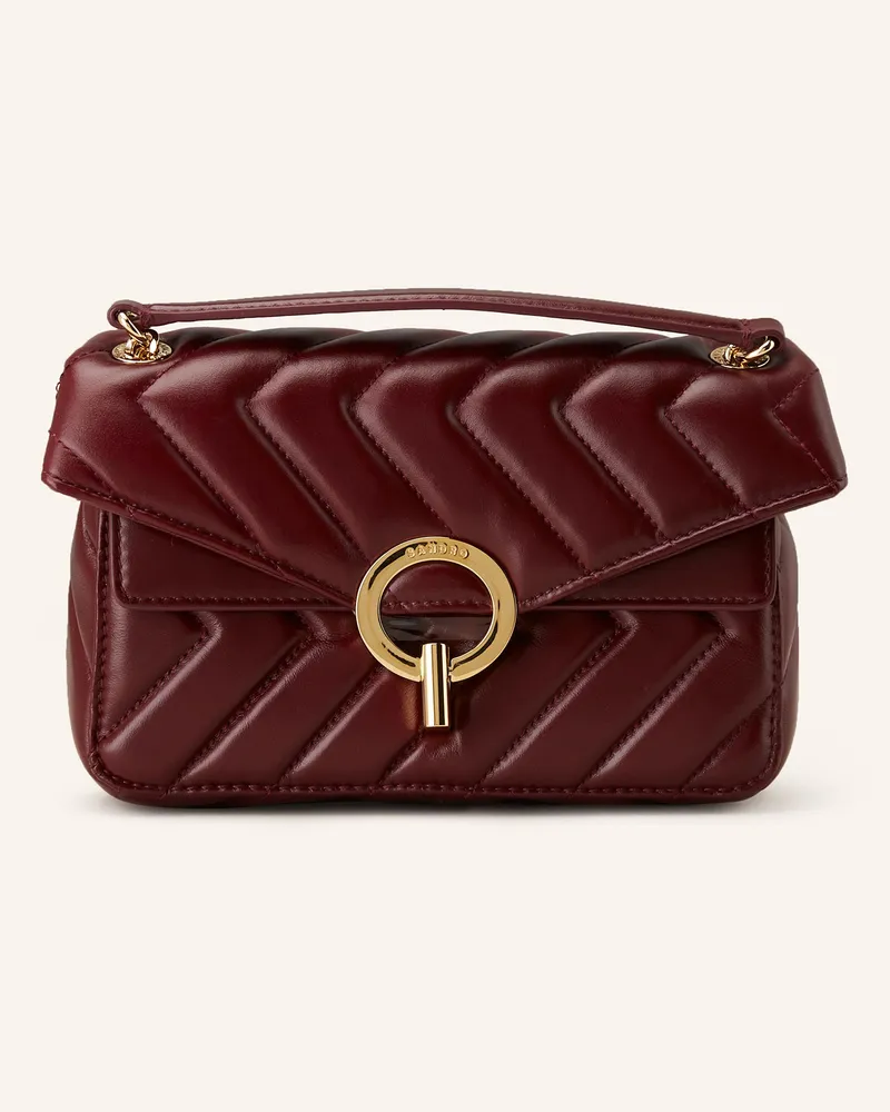 Sandro Handtasche Dunkelrot