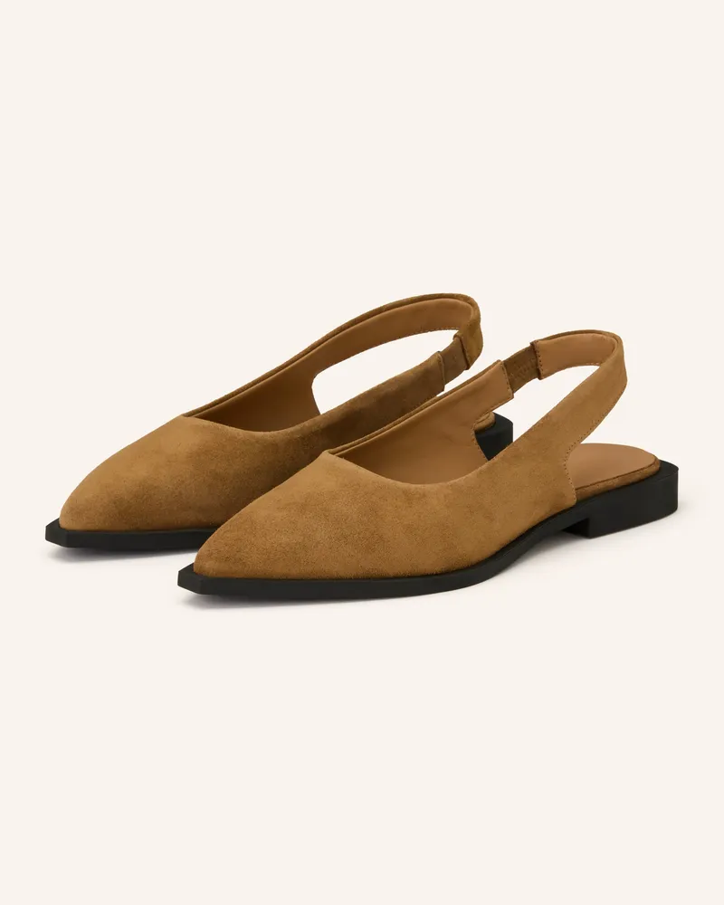 Copenhagen Slingballerinas CPH416 Cognac