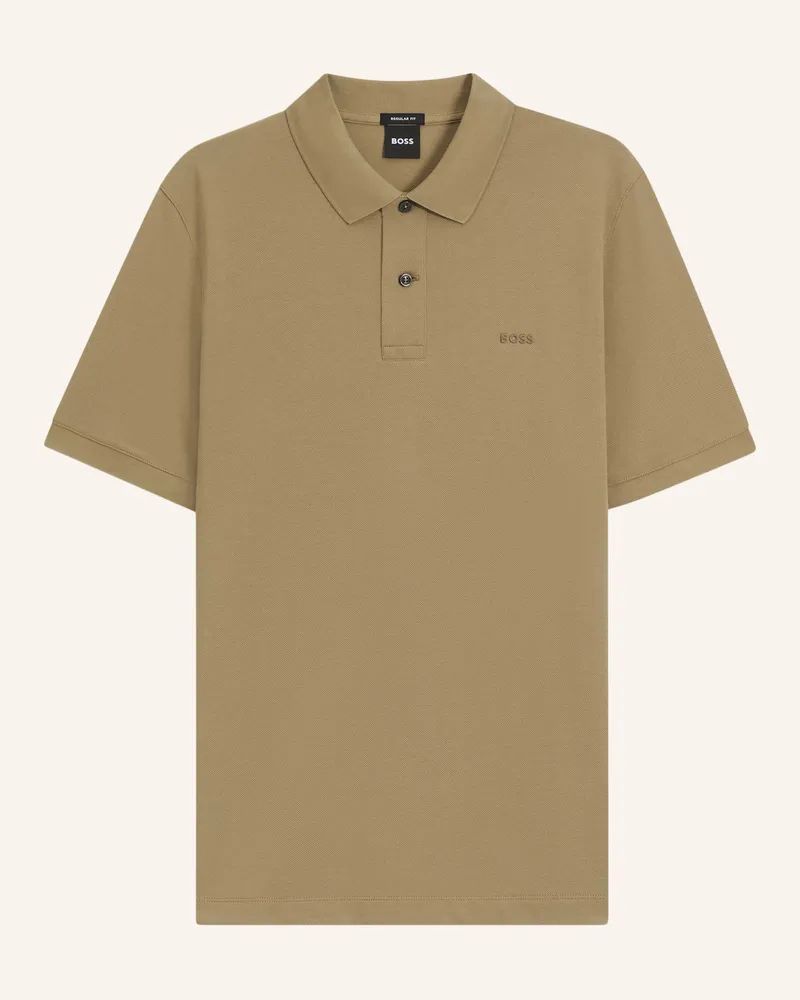 HUGO BOSS Poloshirt Pallas Regular Fit gruen Khaki