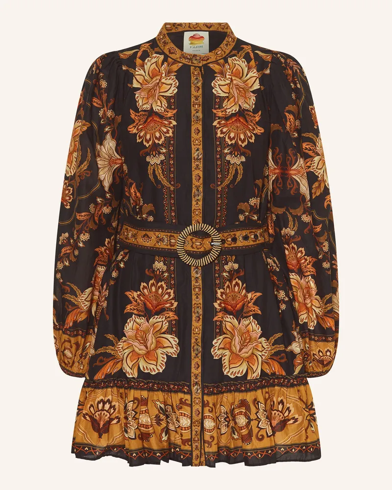 FARM Rio Kleid MAJESTIC GARDEN Schwarz