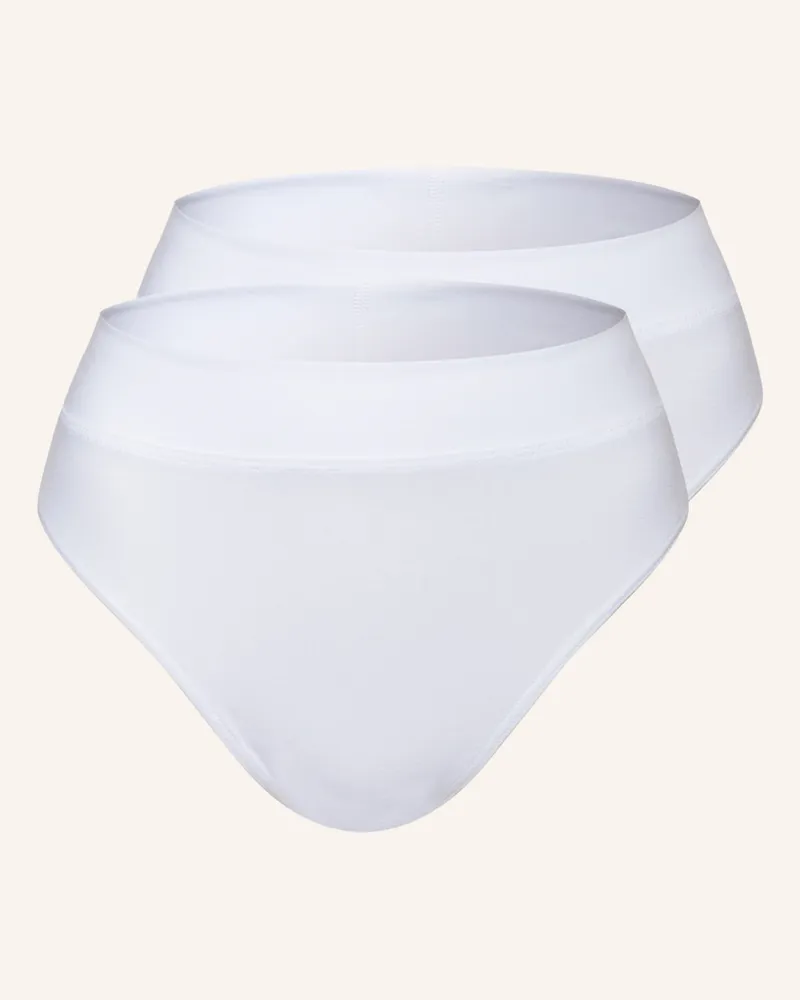 Calida 2er-Pack Taillenslips Elastic weiss Weiss