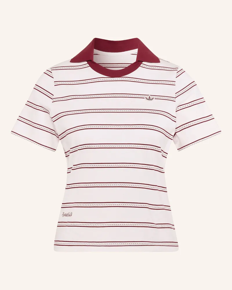 adidas Jersey-Poloshirt Resort rot Dunkelrot