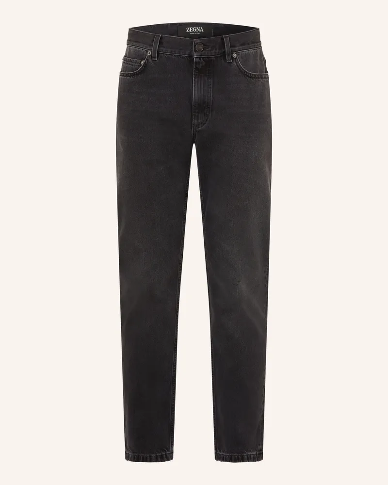 Ermenegildo Zegna Jeans Slim Fit grau Dunkelgrau