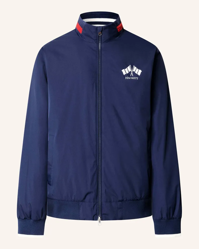 Hackett Regenjacke H Lrc Windbreaker blau Blau