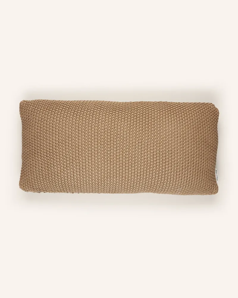 Marc O'Polo Dekokissen NORDIC KNIT Braun