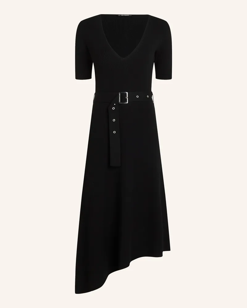 Karl Lagerfeld Kleid schwarz Schwarz