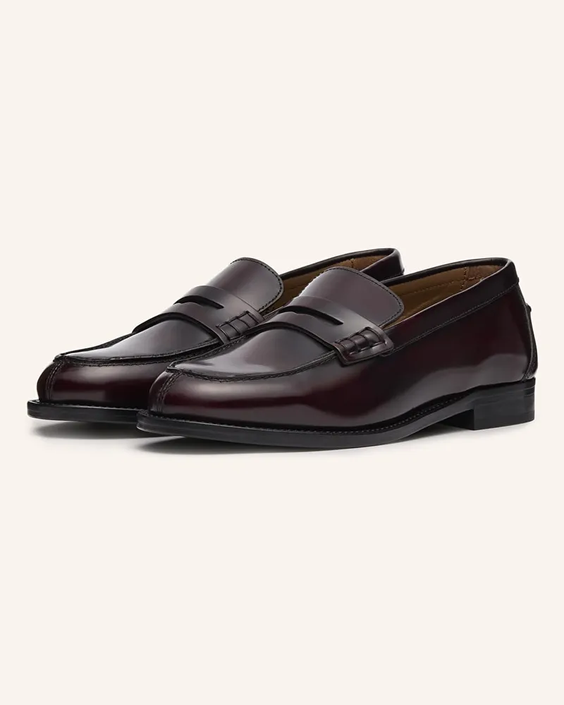 Lottusse Band-Loafer CHRIS - DUNKELROT Rot