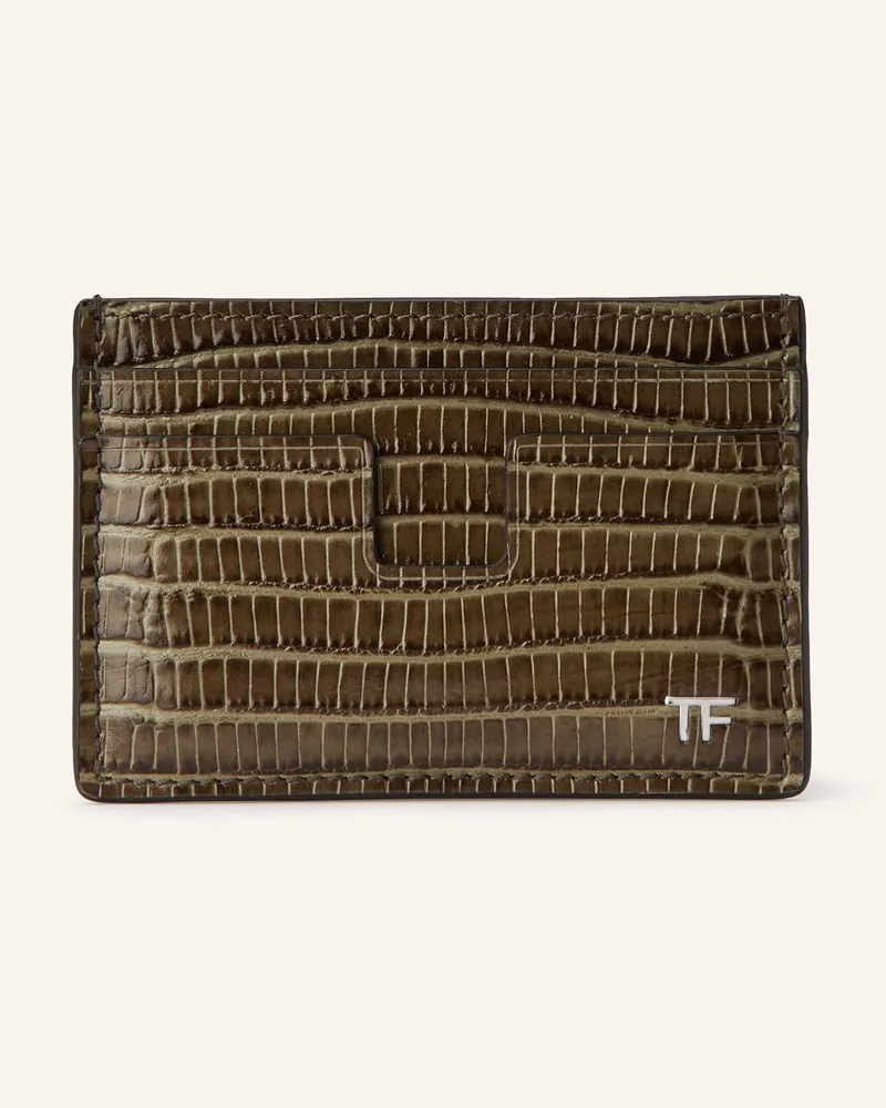 Tom Ford Kartenetui Dunkelbraun