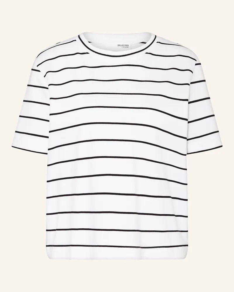 Selected T-Shirt weiss Weiss