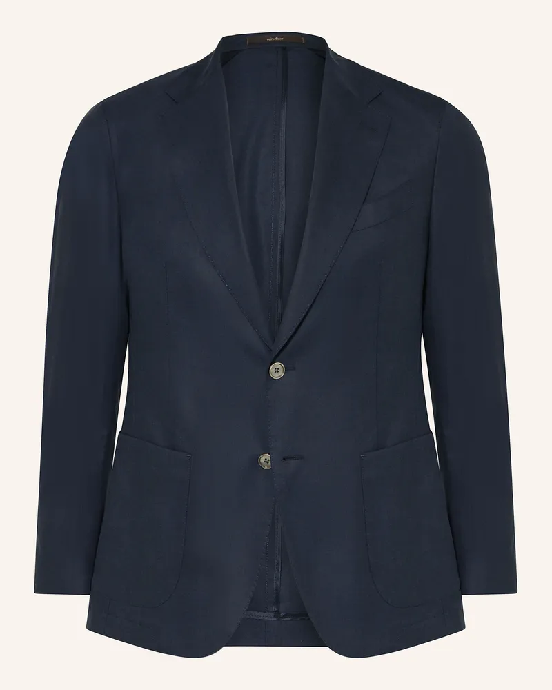 windsor. Cashmere-Sakko GOIRNO Shaped Fit mit Seide Dunkelblau