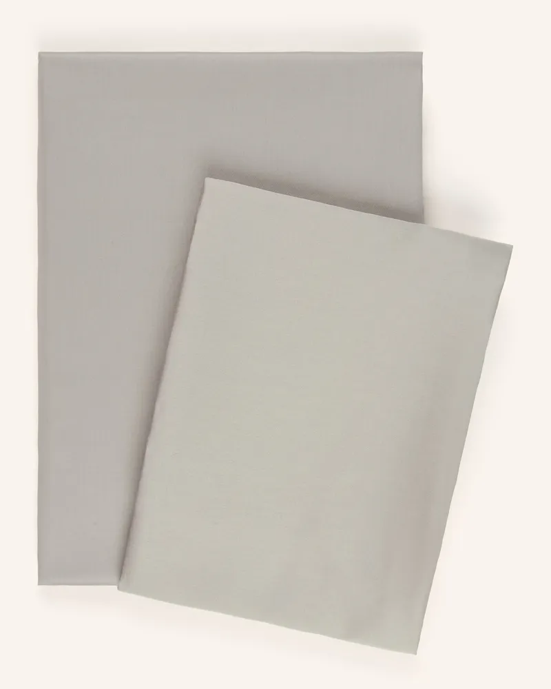 elegante Bettwäsche Simple grau Grau
