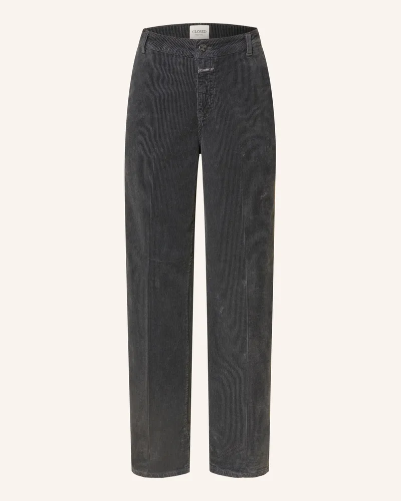 Closed Cordhose JURDY Dunkelgrau