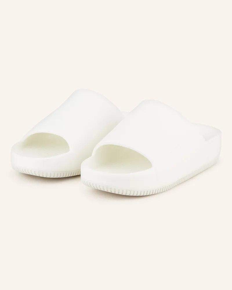 Nike Pantoletten Calm Slide weiss Weiss