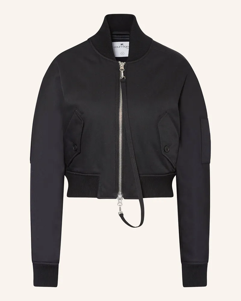 Courrèges Blouson Schwarz