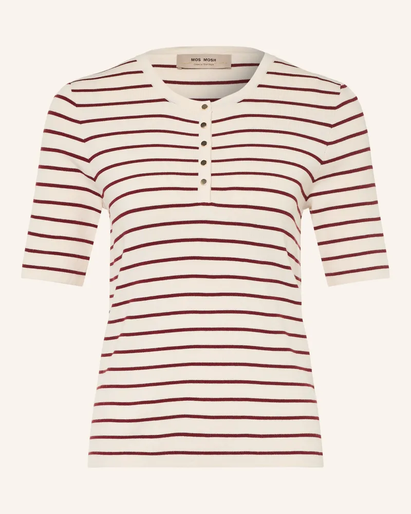 Mos Mosh Strickshirt Mmaliz Caliz rot Creme