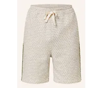 Tweed-Shorts mit Galonstreifen