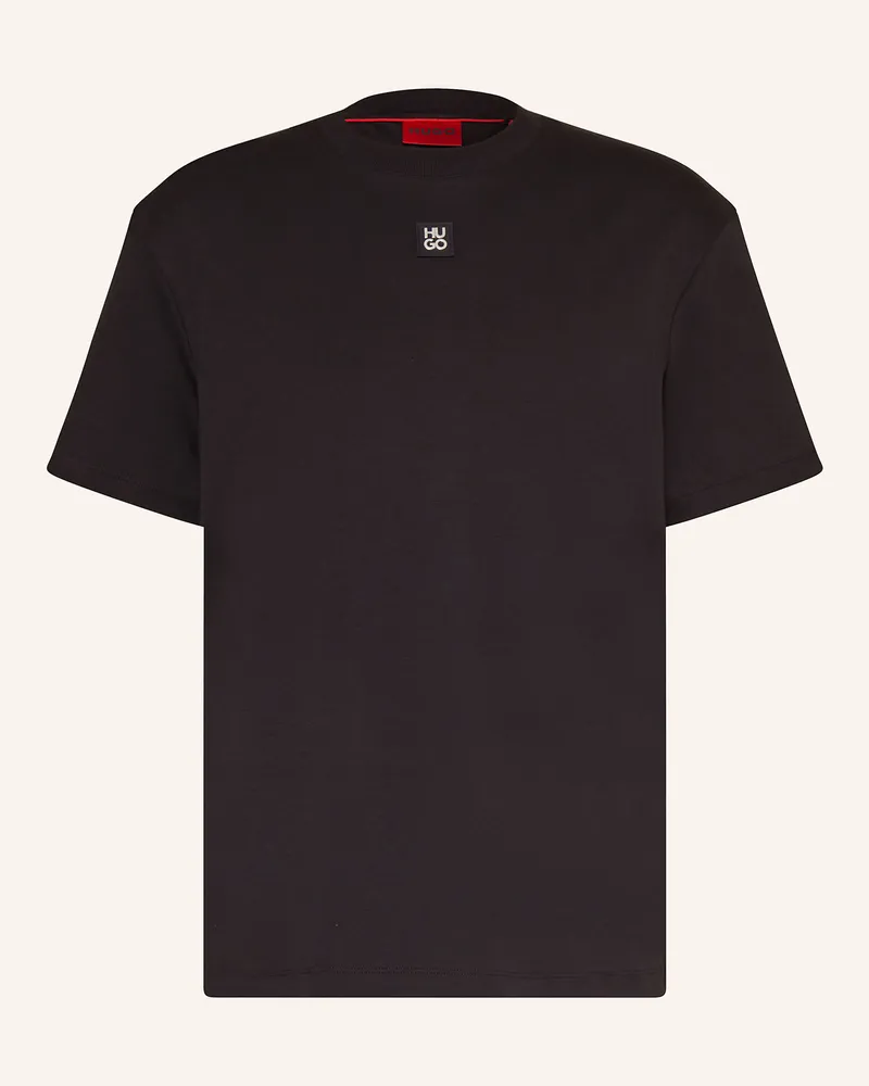 HUGO BOSS T-Shirt Dalile schwarz Schwarz
