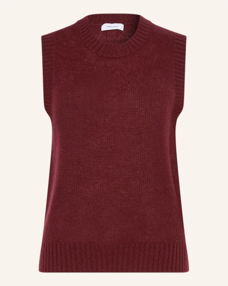 Darling Harbour Cashmere-Pullunder rot Deep
